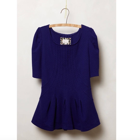 Anthropologie Tops - Postmark Anthropologie Georgia Peplum Top